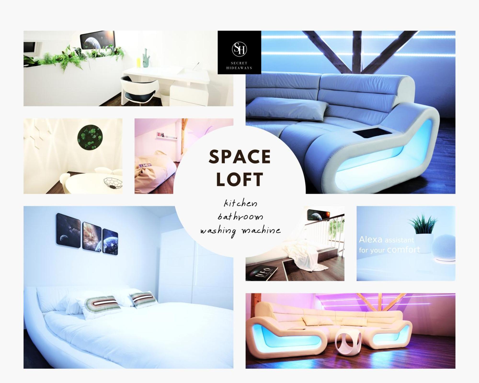 Secret Hideaways Space Loft Wohndesign Auf 2 Etagen L 450M Bis Uni Duisburg Bagian luar foto