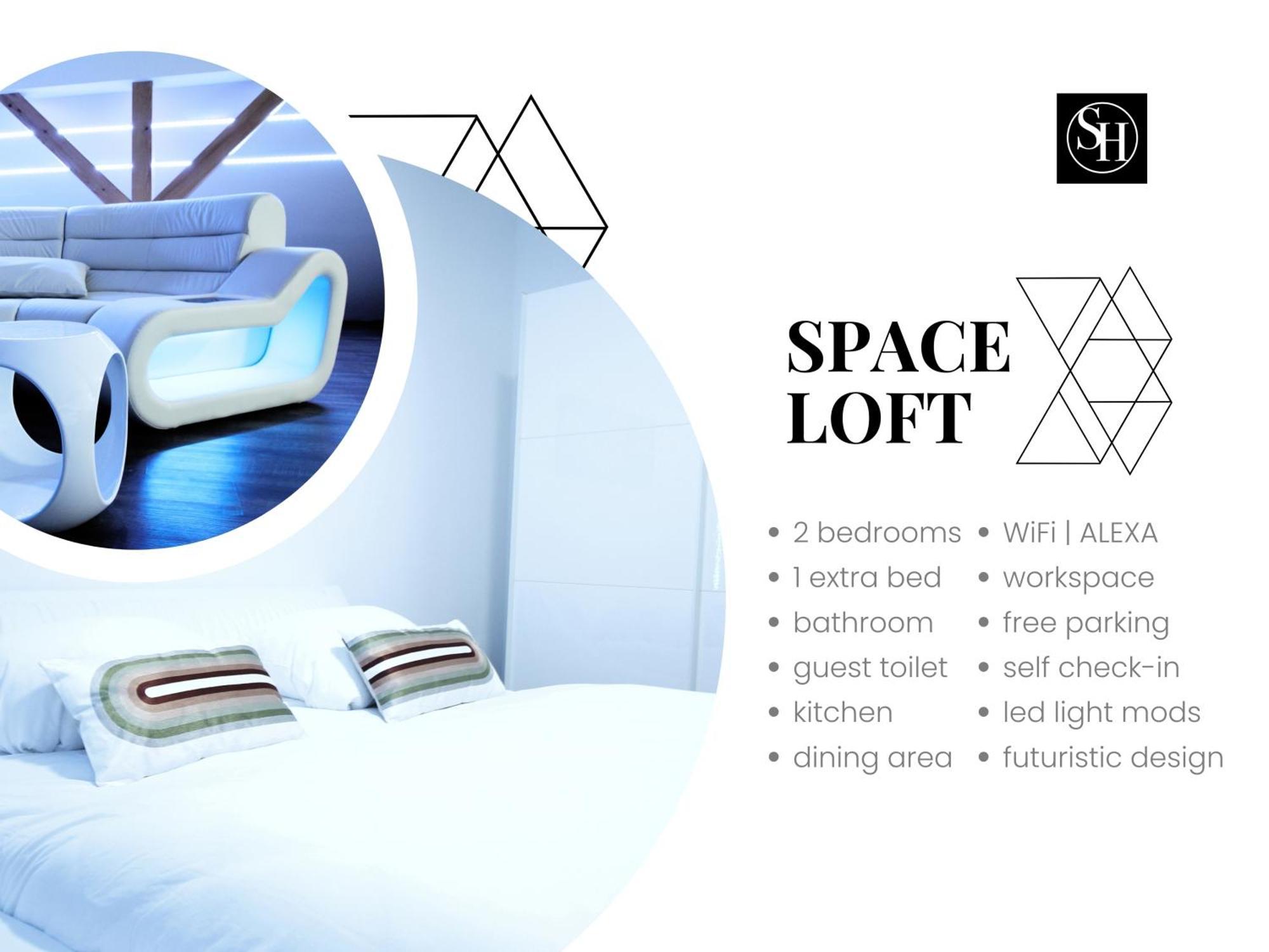Secret Hideaways Space Loft Wohndesign Auf 2 Etagen L 450M Bis Uni Duisburg Bagian luar foto